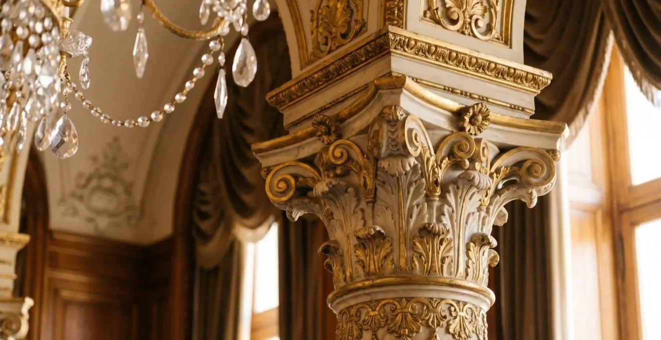 Détail architectural d'un palace historique parisien évoquant le patrimoine et l'élégance intemporelle